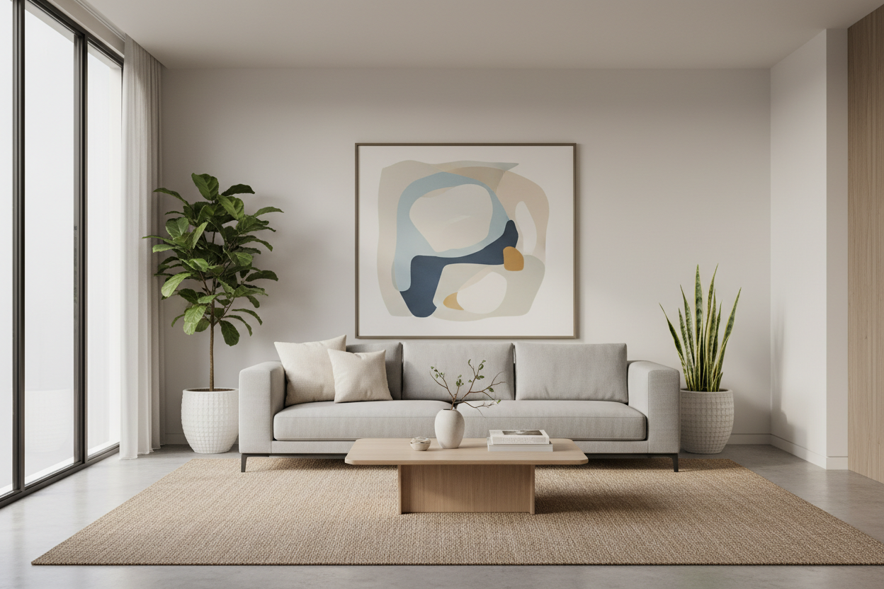 sofa in modern living room