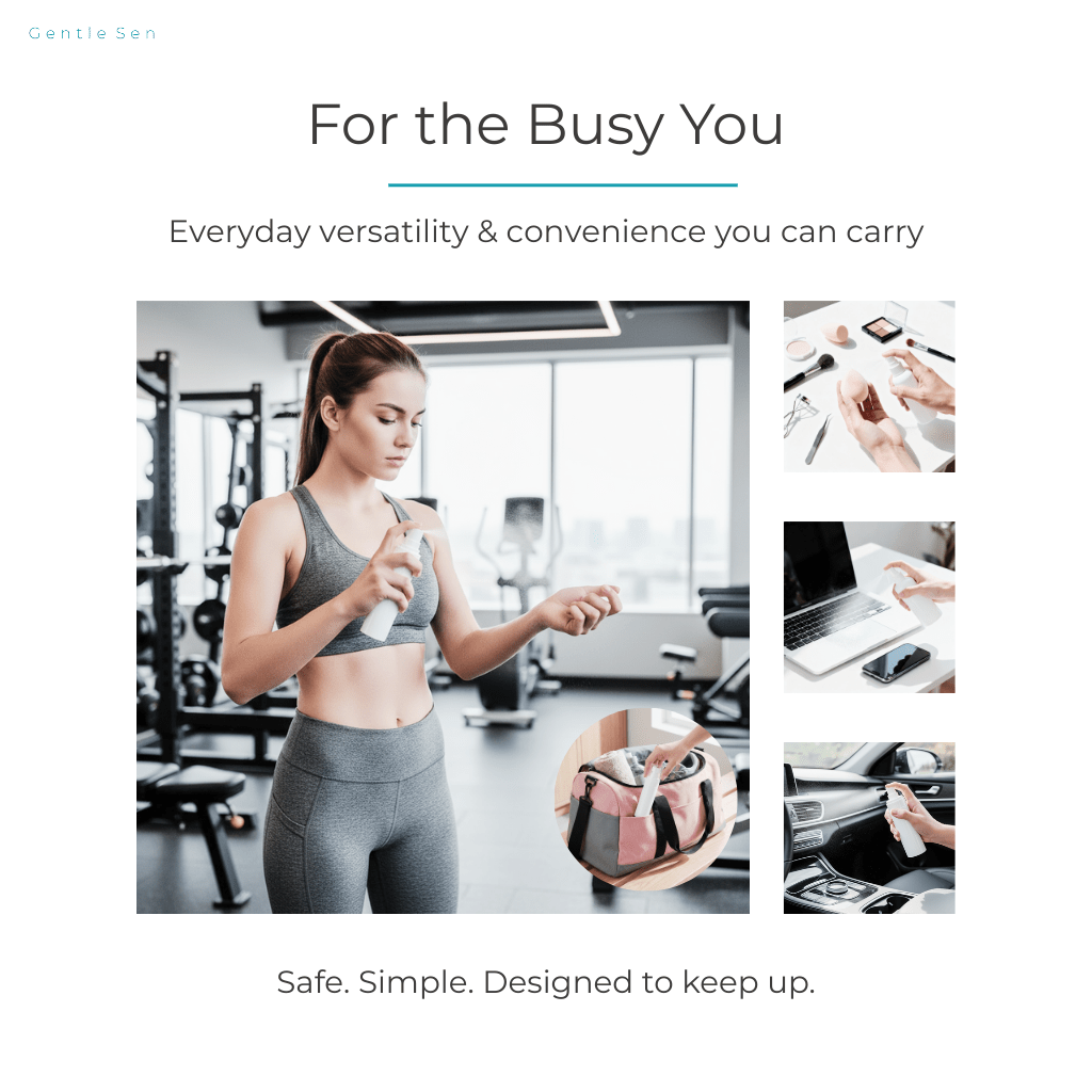 GentleSen - For the Busy You. Everyday versatility & convenience you can carry. Safe. Simple. Designed to keep up